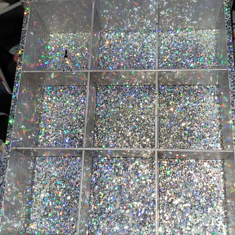 Glitter shelf for Melissa